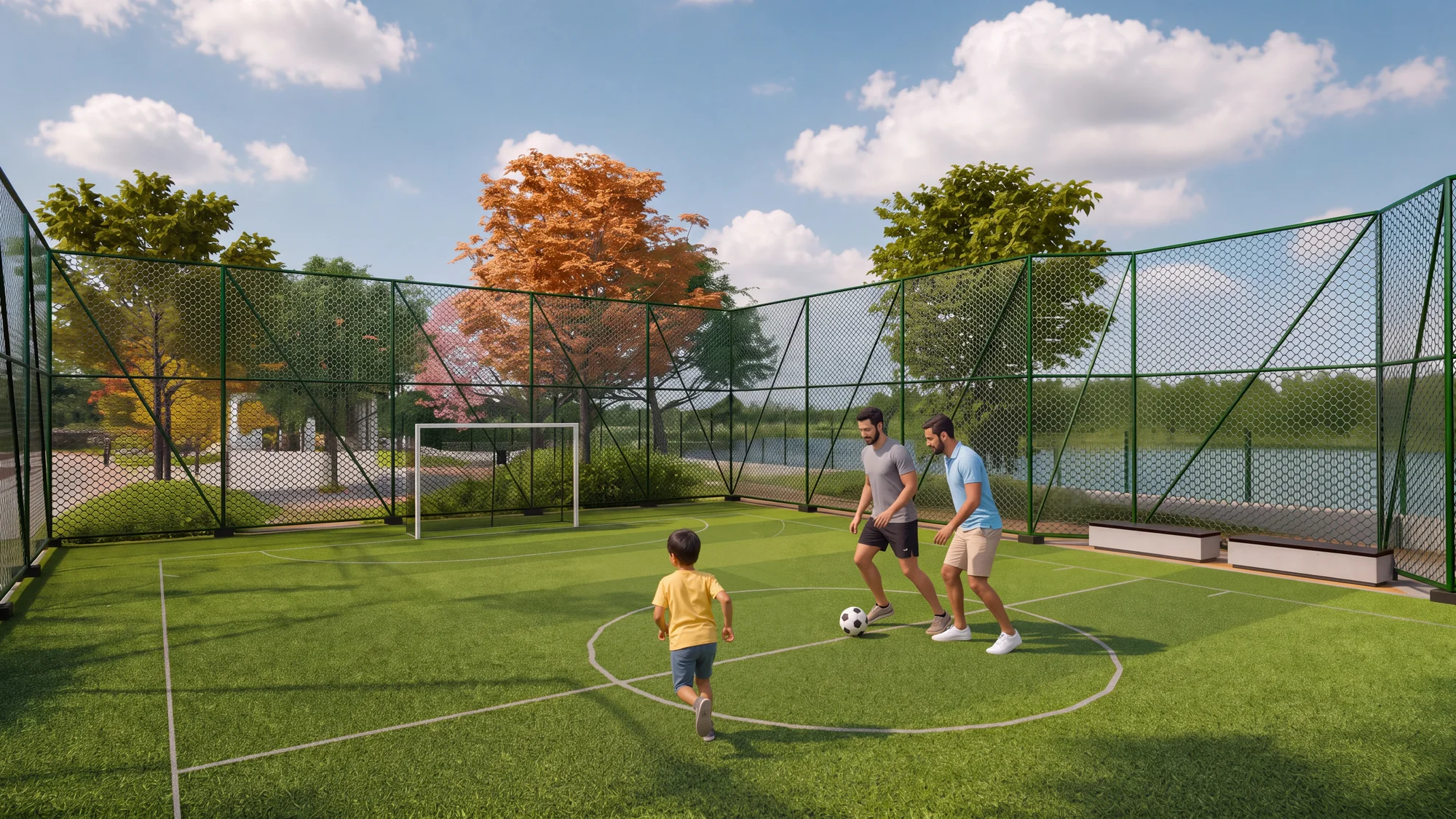 Cancha de fútbol — Etapa Morisca
