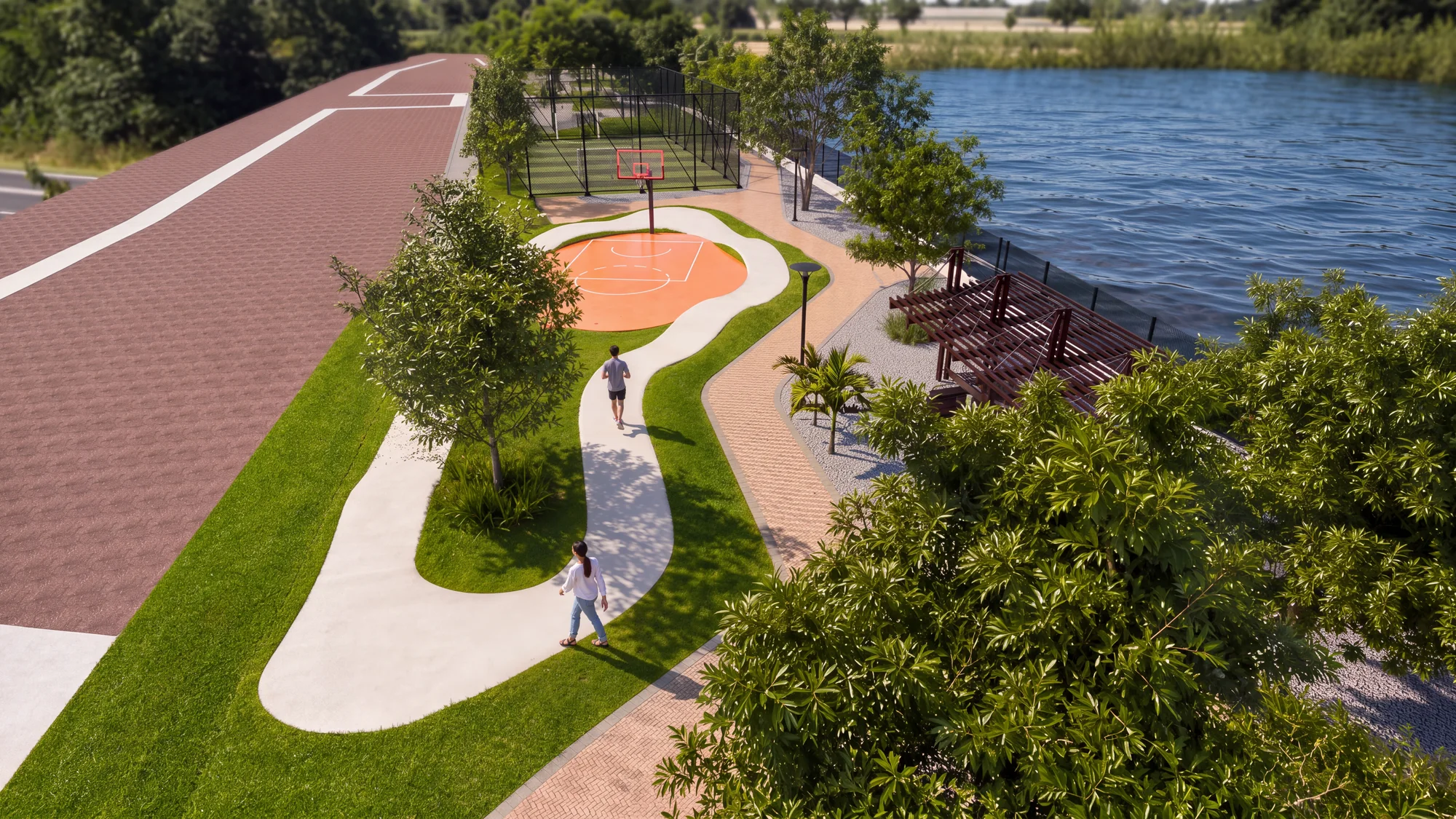 Parque lineal junto al río — Etapa Morisca