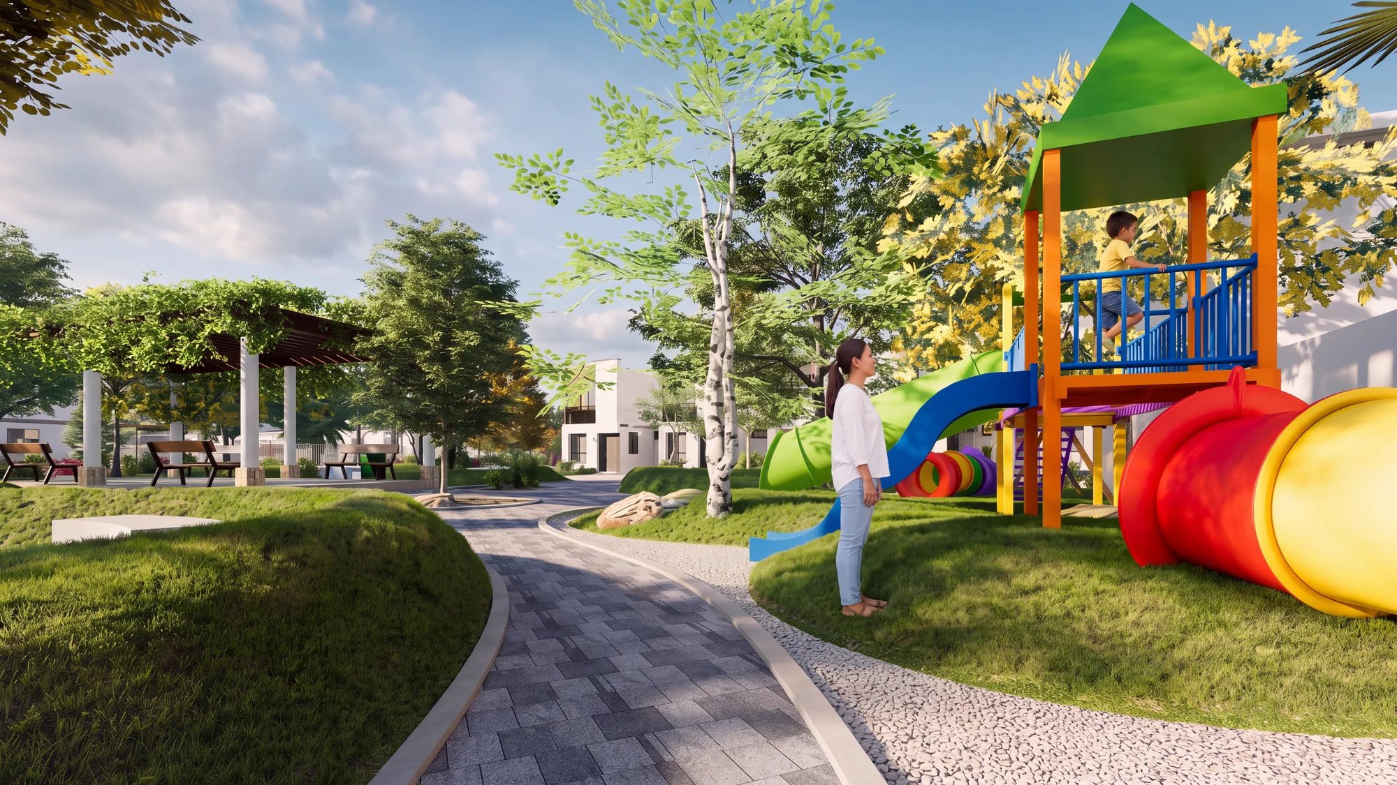 Juegos en el parque — Etapa Santa Ana