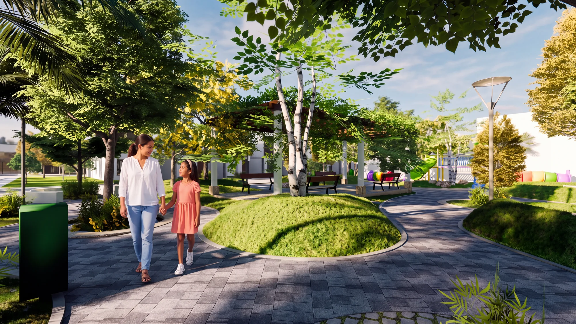 Parque central — Etapa Santa Ana